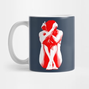 Girl Sitting Pose Mug